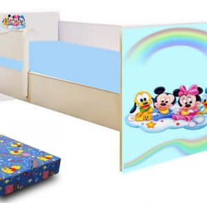Pat junior Minnie si prietenii cu saltea inclusa