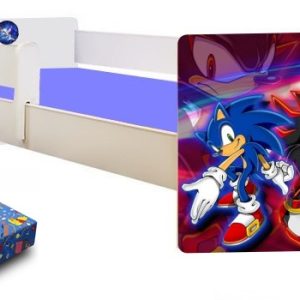 Pat junior Sonic cu saltea inclusa