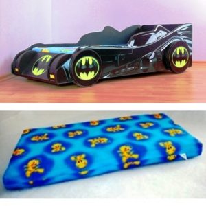 Pat masina Batman cu saltea
