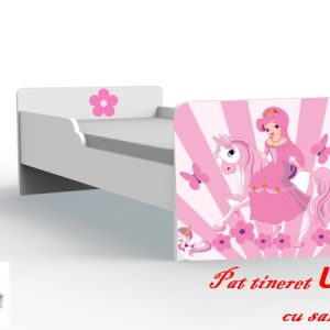 Pat tineret Unicorn cu saltea