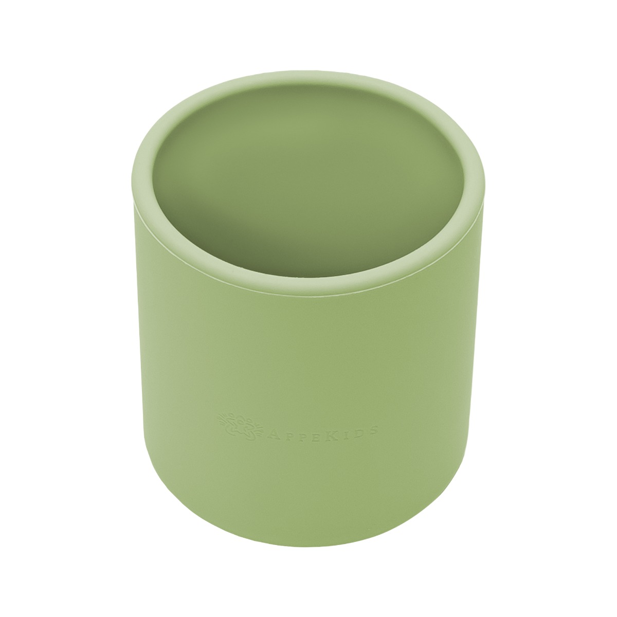 Pahar din silicon, AppeKids - Raw Green - imagine 6