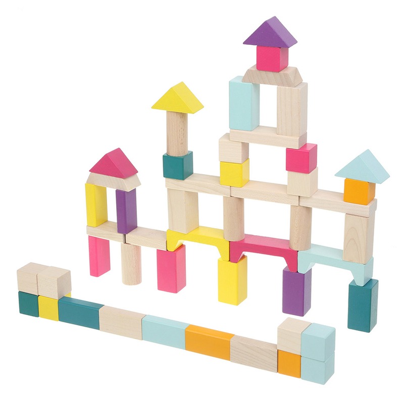 Joc din lemn, Set de constructii Cubika 2 - imagine 4