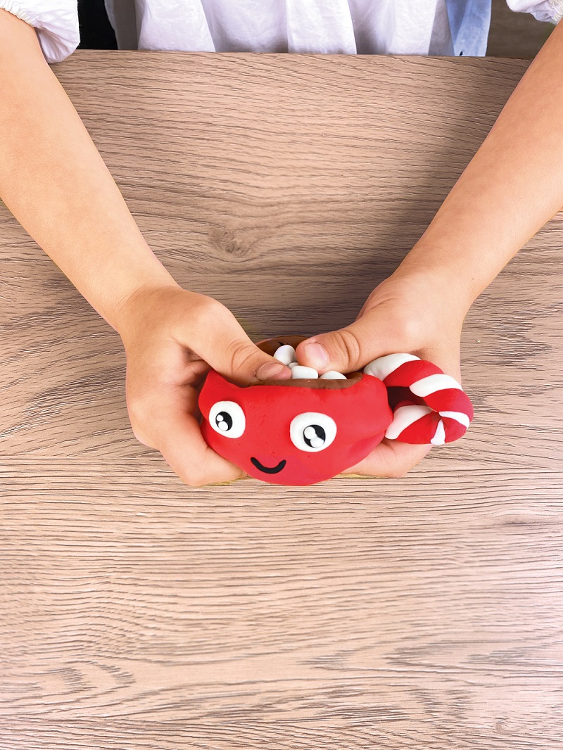 Set Air Clay cu argila usoara pentru modelaj Lovin - 6 culori - Squishy Hero - Cupcao - imagine 3