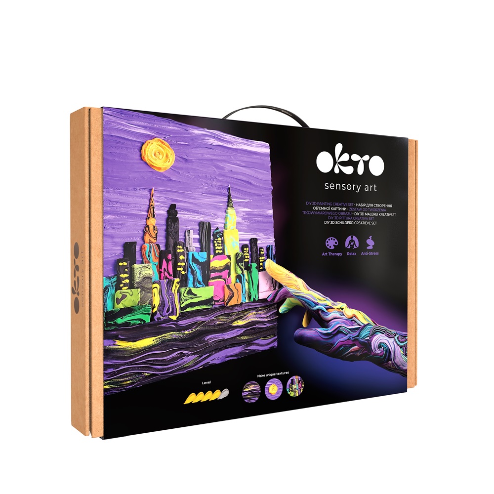 Set pictura 3D cu argila usoara