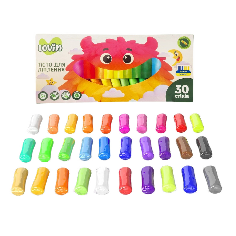 Set plastilina Lovin 30 pcs*15gr - Color Dough - imagine 2