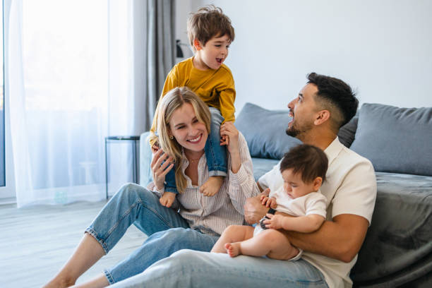 familie fericita